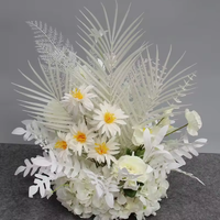 Fleurs d'allée Plomb de route de mariage Fond de fleur décoratif Décoration d'ouverture Décorations de table Support Fleurs artificielles