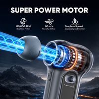 Kipas Turbo Super Power 130000 RPM, Peniup Udara Angin Super Kuat, Kipas Turbo Mini Nirkabel Genggam, Peniup Kecepatan Tinggi, Kipas Angin Kencang