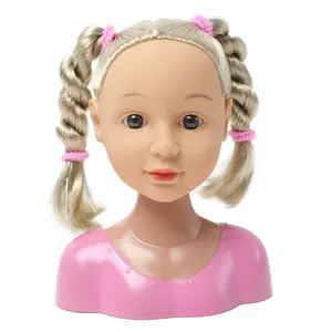 12英寸做头发婴儿娃娃头玩具，Diy发型造型练习女孩娃娃