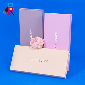 Boîte cadeau magnétique en carton rigide, écologique, de haute qualité, personnalisée en gros, avec dorure argentée - Product Image 1