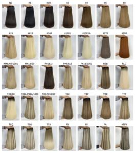 Extensions de cheveux invisibles à bandes adhésives AVIVA, prix d'usine, <span class=keywords><strong>100</strong></span>% cheveux humains vierges, pré-coupées, pour volume et longueur - Product Image 6