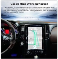 Lecteur multimédia de voiture à écran tactile Android 12,1 pouces avec CarPlay sans fil et navigation GPS pour Infiniti FX35 2009-2016