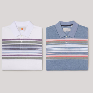 Logotipo personalizado de alta calidad Dry slim fit más tamaño Atlético golf ropa Golf Polo camisetas impresas de gran tamaño para los hombres - Product Image 3