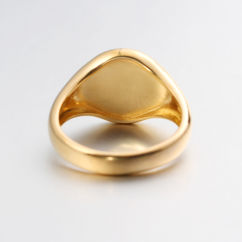 10k gold signet ring