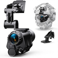 Kacamata Penglihatan Malam Digital 2K NVG30 Monokuler Terpasang di Helm 4 Mode Warna Perekaman HD Pemutaran CMOS untuk Berburu Taktis