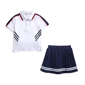 幼儿园小学生或中学生夏季校服设计色彩组合校服