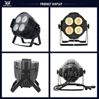 MOWL Prix Compétitif 4 Yeux 4x50w 200W DMX COB Blinder LED Spot Par Lumière pour Scène Mariage Église Studio