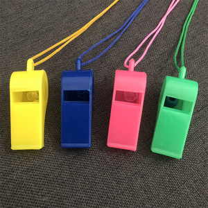 Plastic Whistles For Children Sports Fans Colorful Cheer Whistles 4 Pcs Unisex Toy Musical Instrument - Product Image 1