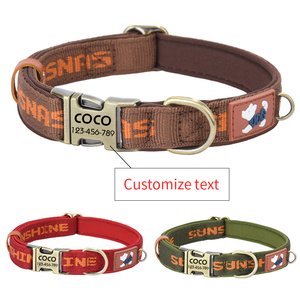 Sunshine Printing collare <span class=keywords><strong>per</strong></span> <span class=keywords><strong>cani</strong></span> personalizzabile <span class=keywords><strong>con</strong></span> etichette di nome in metallo <span class=keywords><strong>per</strong></span> <span class=keywords><strong>cani</strong></span> o cuccioli di piccole dimensioni e medie dimensioni - Product Image 3