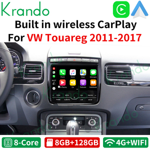 Krando Android 12.0 4G 64G Autoradio 8.8'' con Navigatore GPS e Lettore DVD Multimediale per VW <span class=keywords><strong>Volkswagen</strong></span> Touareg 2011-2017 <span class=keywords><strong>CarPlay</strong></span> - Product Image 2