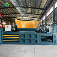 Presse à balles hydraulique pour station de recyclage des déchets, avec pression personnalisable