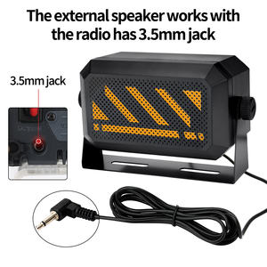 Altavoz Externo para Radio Móvil ABBREE KES-<span class=keywords><strong>3</strong></span> PRO, Conector de <span class=keywords><strong>3</strong></span>.5mm, Largo Alcance, Sonido Nítido, Compatible con la Mayoría de Radios CB y Radios Móviles - Product Image 3