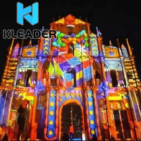 Proyección interactiva, mapeo 3D, arte holográfico digital, ar, vídeo, pared, espectáculo mágico, aumento de realidad virtual, arte de animación
