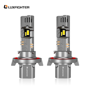 럭스파이터 최고 성능 9600lm H7 H11 9005 9006 방향 지정 듀얼 팬 쿨 M8 LED 헤드라이트 전구 (자동차, 오토바이, 트럭용) - Product Image 6