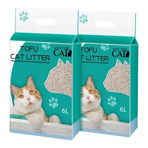 Оптовая продажа натурального, безопасного и безвредного для окружающей среды кошачьего туалета тофу