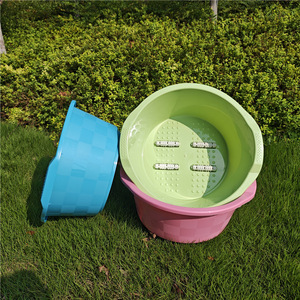 Baignoire pour les pieds en plastique avec massage par rouleaux, diamètre 42 cm, bassin de trempage pour les pieds pour soins de santé, usage domestique - Product Image 4