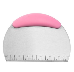 Grattoir à pâtisserie ergonomique en silicone rapide et facile avec poignée antidérapante en acier inoxydable - Product Image 2