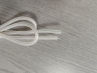 Câble chauffant en caoutchouc silicone à âme en fibre de verre, fil de résistance nickel-chrome pour produits thermiques