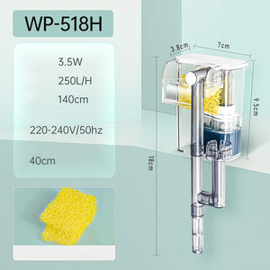 도매 가격 폭포 외부 수족관 공기 펌프 벽걸이 형 필터 수족관 필터 펌프에 매달려 - Product Image 3