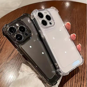 เคสโทรศัพท์กันกระแทกใสหรูหรา สำหรับ iPhone 17 16 15 14 13 12 11 Pro Max Plus XS  ซิลิโคนกันกระแทก ฝาหลังแข็งใส - Product Image 2