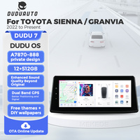 Reproductor Multimedia para Auto DUDUAUTO DUDU7 A7870 AKM7739 DSP 12+512G QLED para Toyota Sienna Granvia 2022-Presente