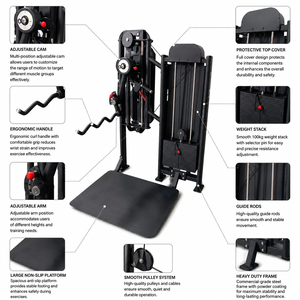 Equipo de Gimnasio Ajustable, Duradero y Ecológico de Acero para Fitness, Doble Función, Entrenamiento de Brazos Completos, Curling y Push de Bíceps - Product Image 5