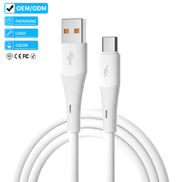 Justlink 27W 1M Liquid Silicone USB to Type-C Cable PD Fast Charging No Pop-ups Frostproof for iPhone Smartphone IOS