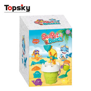 Ensemble <span class=keywords><strong>de</strong></span> jeu d'été en plein air portable unisexe amusant château en plastique et seau <span class=keywords><strong>de</strong></span> <span class=keywords><strong>sable</strong></span> <span class=keywords><strong>de</strong></span> plage jouets avec modèle animal pour les enfants - Product Image 6