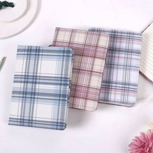 A5 Plaid Linen Fabric Hardcover Thermal Binding Notebook With Custom Logo <b>Gift</b> Bv-Fnh32 - Product Image 2