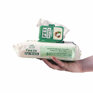Toalhetes Pet Aloe Vera Vitamina E Toalhetes Pet Orgânico Hipoalergênico Pet Toalhetes