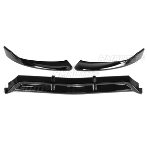 3Pcs W205 Car Front Lip Chin Bumper Lip Spoiler <b>Splitters</b> Body Kit for Mercedes for Benz C-Class W205 C250 C300 C350 2015-2018 - Product Image 4