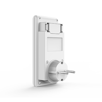 Enchufe Digital de 230V con temporizador para cocina, enchufe europeo con ajuste de programa de 7 días