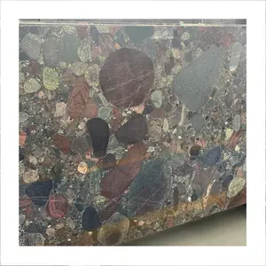 Baru populer tinggi dipoles warna-warni kerikil granit lempengan untuk paving luar ruangan multiwarna batu batu batu batu