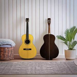 مخصص جميع الصلبة 00-28VS صالون الغيتار الصوتية الشعبية مع فتحة Headstock خمر اللمعان النهاية - Product Image 1