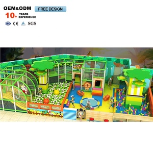 Équipement de terrain de jeu d'escalade intérieur personnalisé de haute qualité pour enfants sur le thème de la forêt verte - Product Image 4
