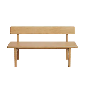 Casa panca sedia sgabello lungo in legno ottoman sgabello panca in legno massello con schienale