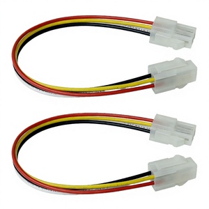 Câble à âme en cuivre, conducteur en cuivre étamé à 2 brins, isolation en PVC, longueur 100 mm, adaptateur de type faisceau 110 V - Product Image 3
