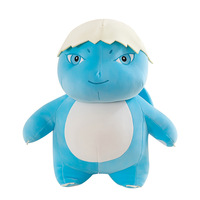 Peluche Dragon au Lait avec Œuf, Oreiller en Peluche, Jouet en Peluche Dragon Bleu Cartoon, Poupée de Sommeil, Cadeaux pour Enfants, Noël, Anniversaire
