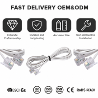 Arnés de Cableado LAN Ethernet de Cobre Blindado, Placa Conectora RJ45 para Computadora, Motocicleta, CCTV, Módulo de Cámara IP, Interruptor de Red