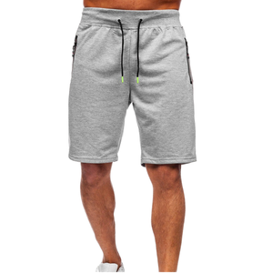 Shorts de sport décontractés pour hommes, style américain pour jeunes, tendance transfrontalière, taille moyenne élastique, grande taille, été, nouveaux shorts en maille à cinq points - Product Image 3