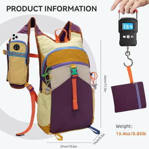 <span class=keywords><strong>Mochila</strong></span> de <span class=keywords><strong>Senderismo</strong></span> <span class=keywords><strong>Pequeña</strong></span> de 15l, Directo de Fábrica, <span class=keywords><strong>Mochila</strong></span> de Viaje, Colorida, Ligera, Plegable, Informal, con Cierre, de Nailon, Impermeable - Product Image 2