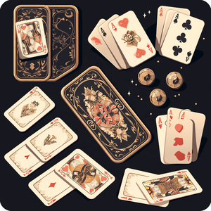 Món quà gag cuối cùng cho những người đam mê game thủ và những người yêu thích chơi khăm món quà vui nhộn 52 thẻ chơi khó đọc - Product Image 5