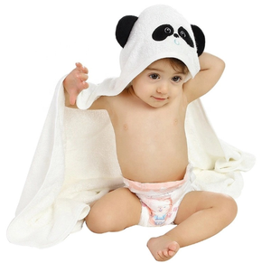 Serviette <span class=keywords><strong>de</strong></span> <span class=keywords><strong>Bain</strong></span> pour Bébé en Bambou Biologique Tissé Hypoallergénique Séchage Rapide Écologique Imprimé Animal Mignon Antimicrobien Salle <span class=keywords><strong>de</strong></span> <span class=keywords><strong>Bain</strong></span> pour Enfants - Product Image 4