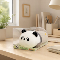 Jouet en peluche géant en TPR en forme de panda blanc créatif et surdimensionné pour filles, balle anti-stress