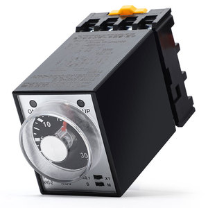 Relé de Retardo Ah3-2 10A AC 250V DC 30V SPDT, Interruptor Temporizador Ajustable para Montaje en Riel DIN - Product Image 1
