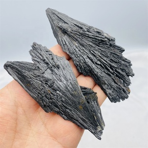 Cristalli Naturali all'Ingrosso a Forma <span class=keywords><strong>di</strong></span> Piuma, Cianite Nera Grezza e Tormalina Nera Grezza - Product Image 2