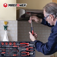 Juego de Herramientas Manuales Maxpower de 90 Piezas en Caja, Herramientas de Cajón para Mecánica Automotriz