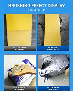 Dégoudronnant en gel épais anti-goutte pour surfaces verticales, élimination rapide du <span class=keywords><strong>vernis</strong></span> et des revêtements pour métal, <span class=keywords><strong>bois</strong></span>, verre - Product Image 5