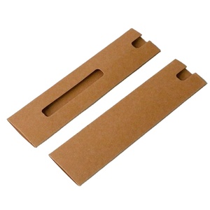 Fundas de Papel Kraft Personalizadas para un Solo Bolígrafo, Tubo para Regalos Escolares, de Oficina, Empresariales y Promocionales - Product Image 4