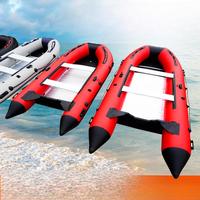 Bateau pneumatique Zodiac à fond en aluminium en forme de V, 8 personnes, 3,6 m, 1,2 mm, PVC épais, avec fond en alliage d'aluminium